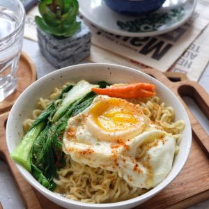 Mie Double Telor Rebus